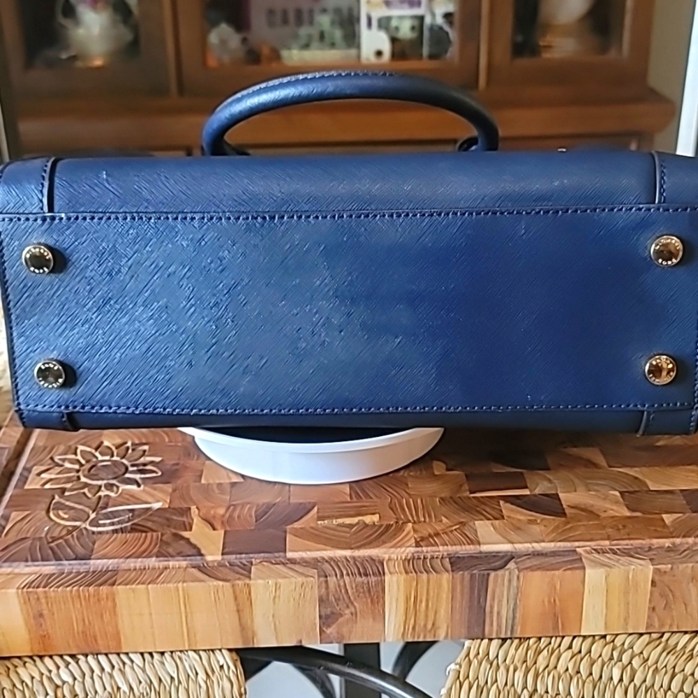 Michael Kors Navy Dillon Satchel - Picture 7 of 9